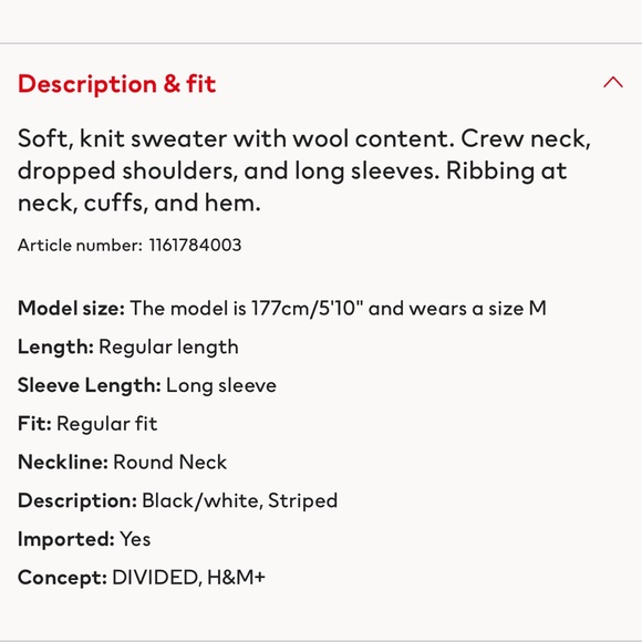 H&M Sweater - Picture 5 of 6